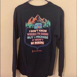 Med  navy blue long sleeve